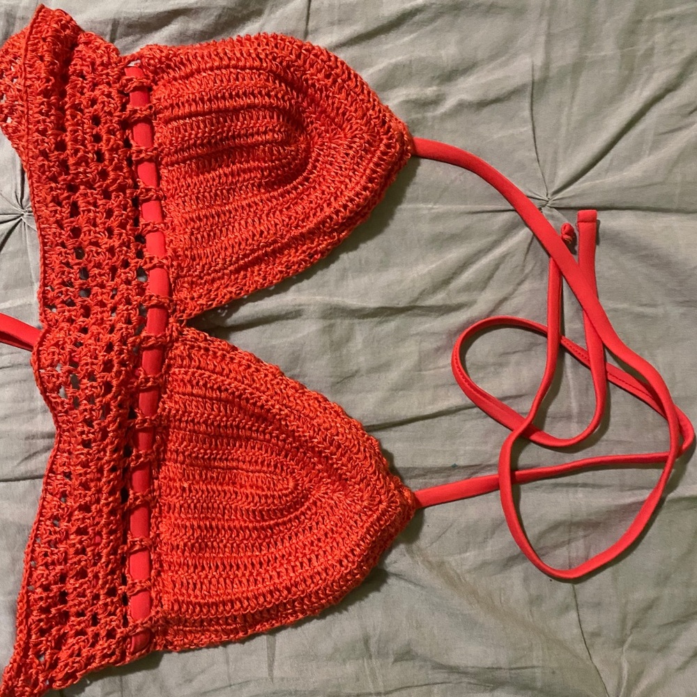 Bohemian swim top